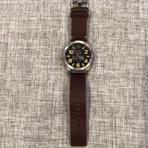 NIXON Men’s 51-30 Chrono Leather Watch